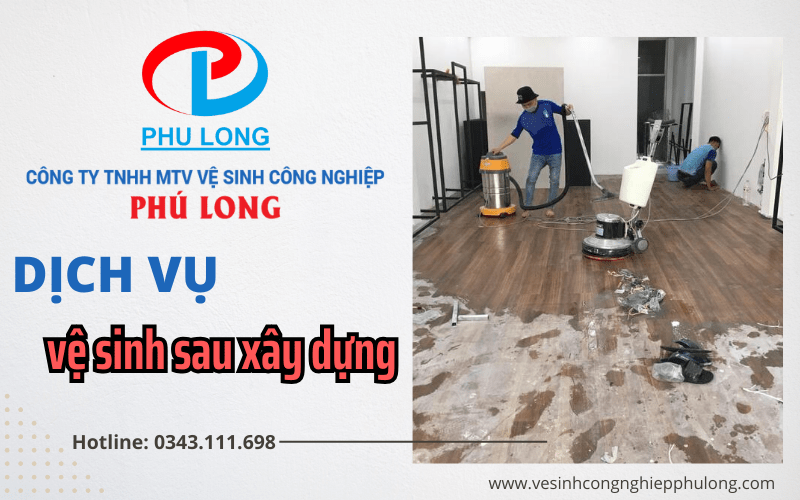 vệ sinh sau xây dựng