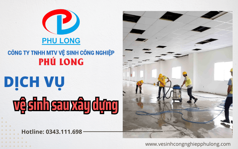 vệ sinh sau xây dựng
