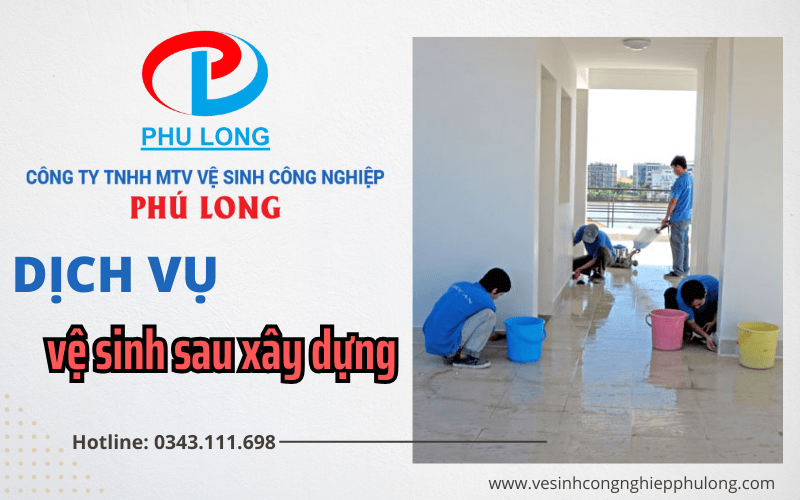 vệ sinh sau xây dựng