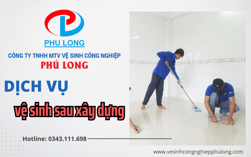 vệ sinh sau xây dựng