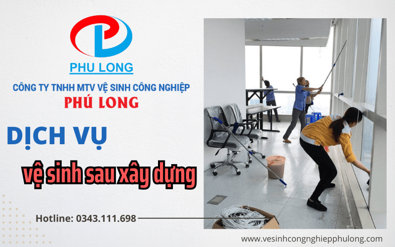 vệ sinh sau xây dựng